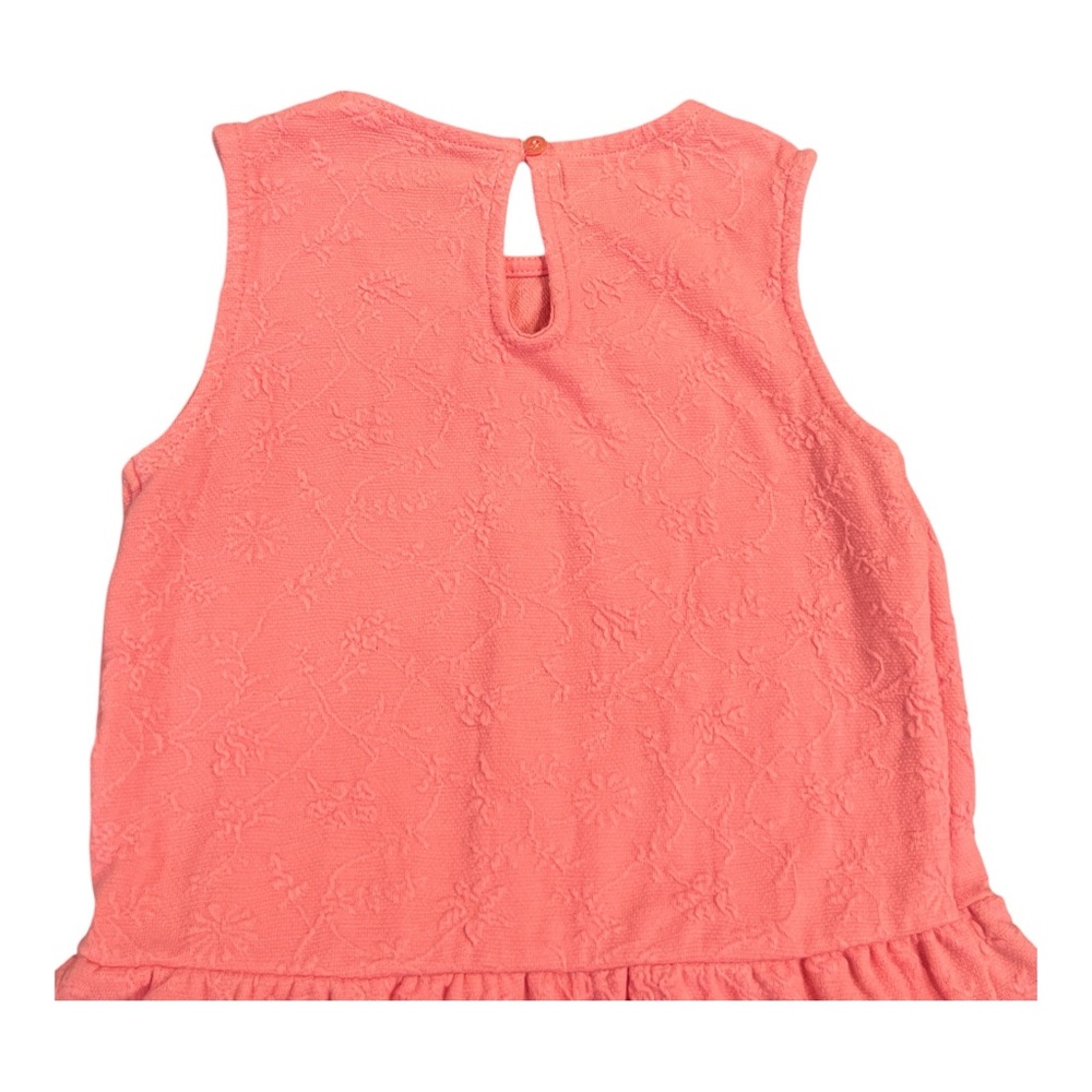 Zara Baby Girl Jacquard Pink‎ Dress With Bow Sleeveless, Size 2-3 years - Picture 3 of 4